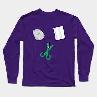 Rock, paper...alligator Long Sleeve T-Shirt